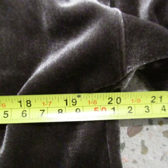 MADEWELL Womens Taupe Velvet Long Sleeve Pullover Top  S Lounge Tee - Picture 10 of 12